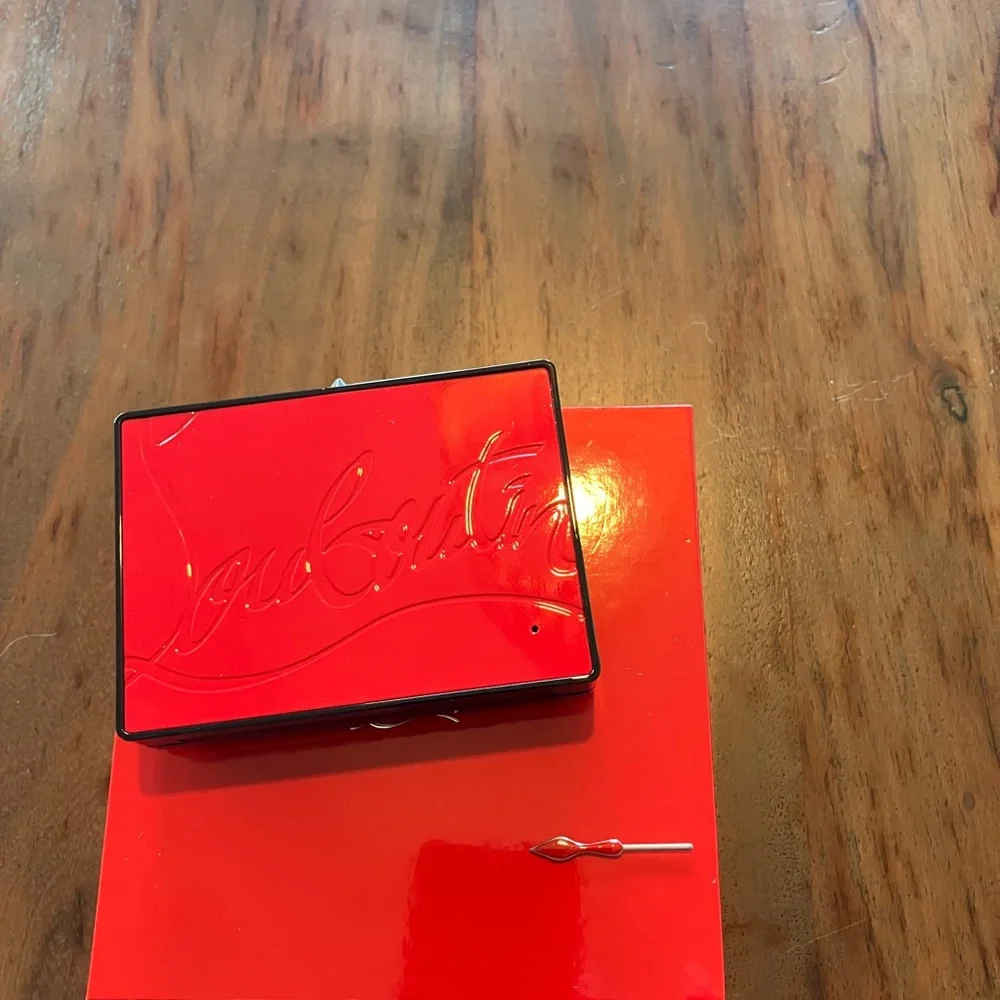 Christian Louboutin Black Tablet Case with Silver Studs